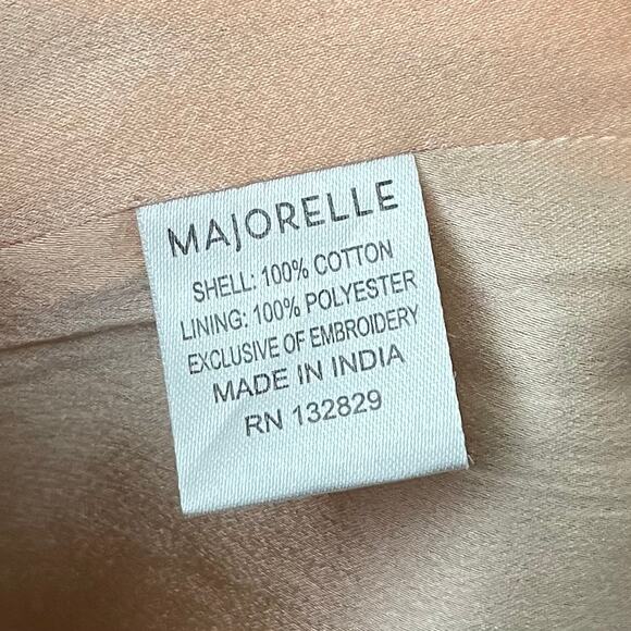 Majorelle Port Skirt Womens XS Multicolor Embroidery Boho Festival Maximalist - Picture 8 of 9